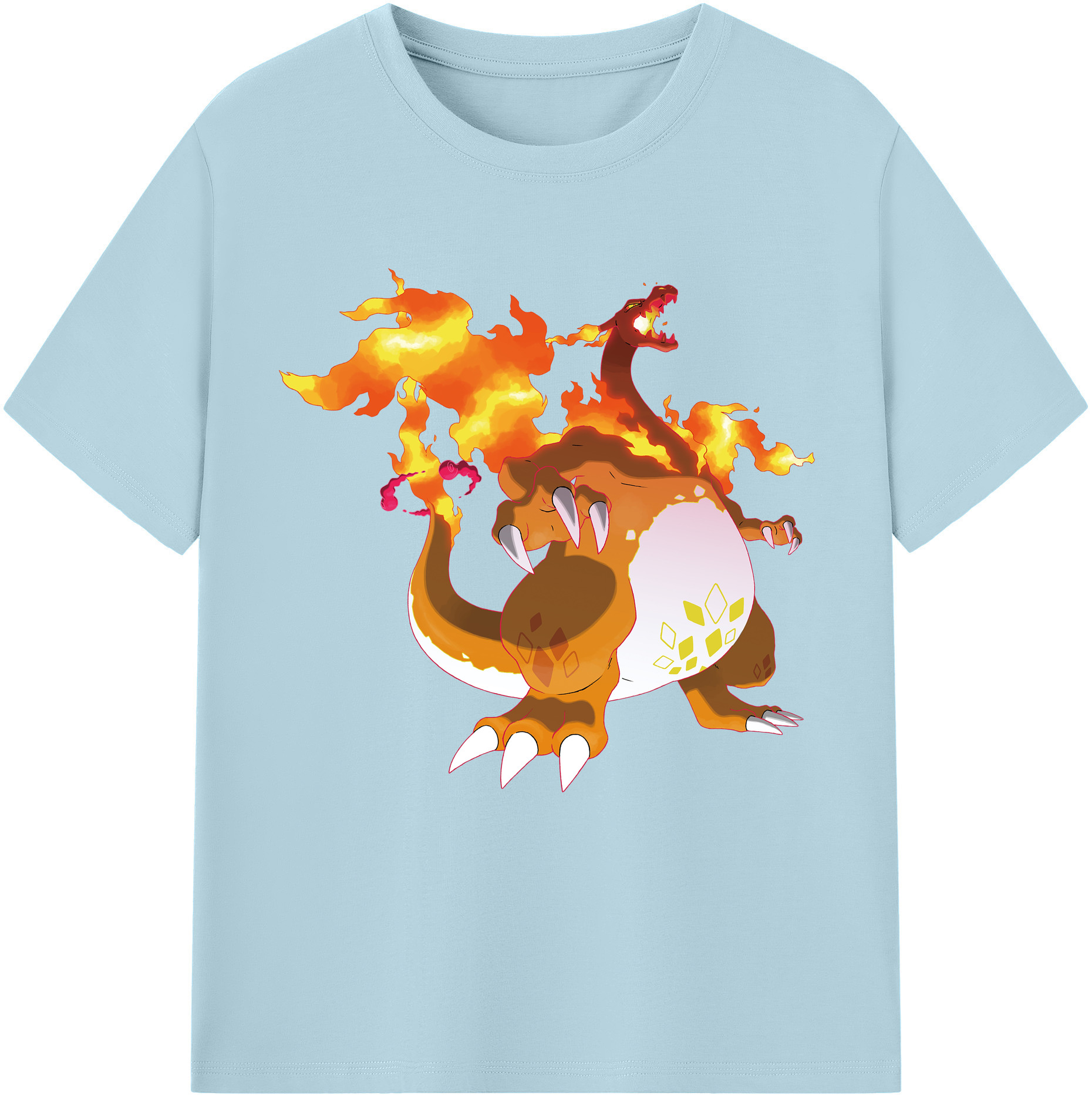 （画像用） ポケットモンスター Pokémon 綿100％半袖Tシャツ（フロントプリント）